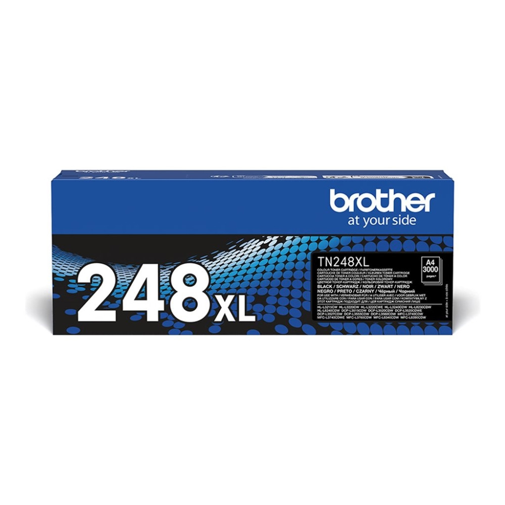 Produktbild för Brother TN248XLBK - Lång livslängd - svart - original - tonerkassett