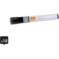 Produktbild för Nobo Liquid Ink - markering - svart (paket om 10)