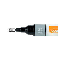 Produktbild för Nobo Liquid Ink - markering - svart (paket om 10)