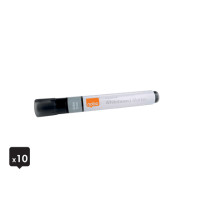 Produktbild för Nobo Liquid Ink - markering - svart (paket om 10)
