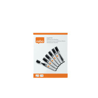 Produktbild för Nobo Liquid Ink - markering - svart (paket om 10)
