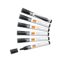 Produktbild för Nobo Liquid Ink - markering - svart (paket om 10)