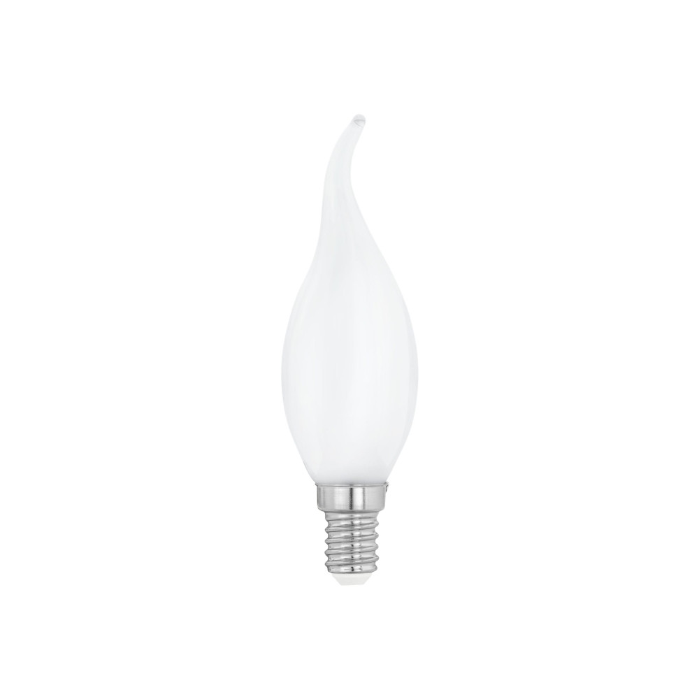 Produktbild för Eglo - LED-glödlampa med filament - form: CF35 - E14 - 4 W - varmt vitt ljus - 2700 K - vit