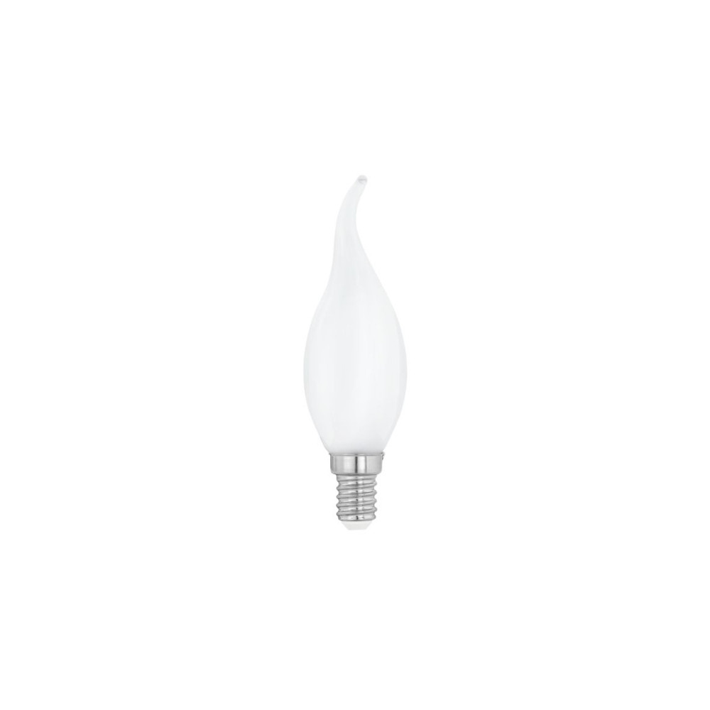 Produktbild för Eglo - LED-glödlampa med filament - form: CF35 - E14 - 4 W - varmt vitt ljus - 2700 K - vit