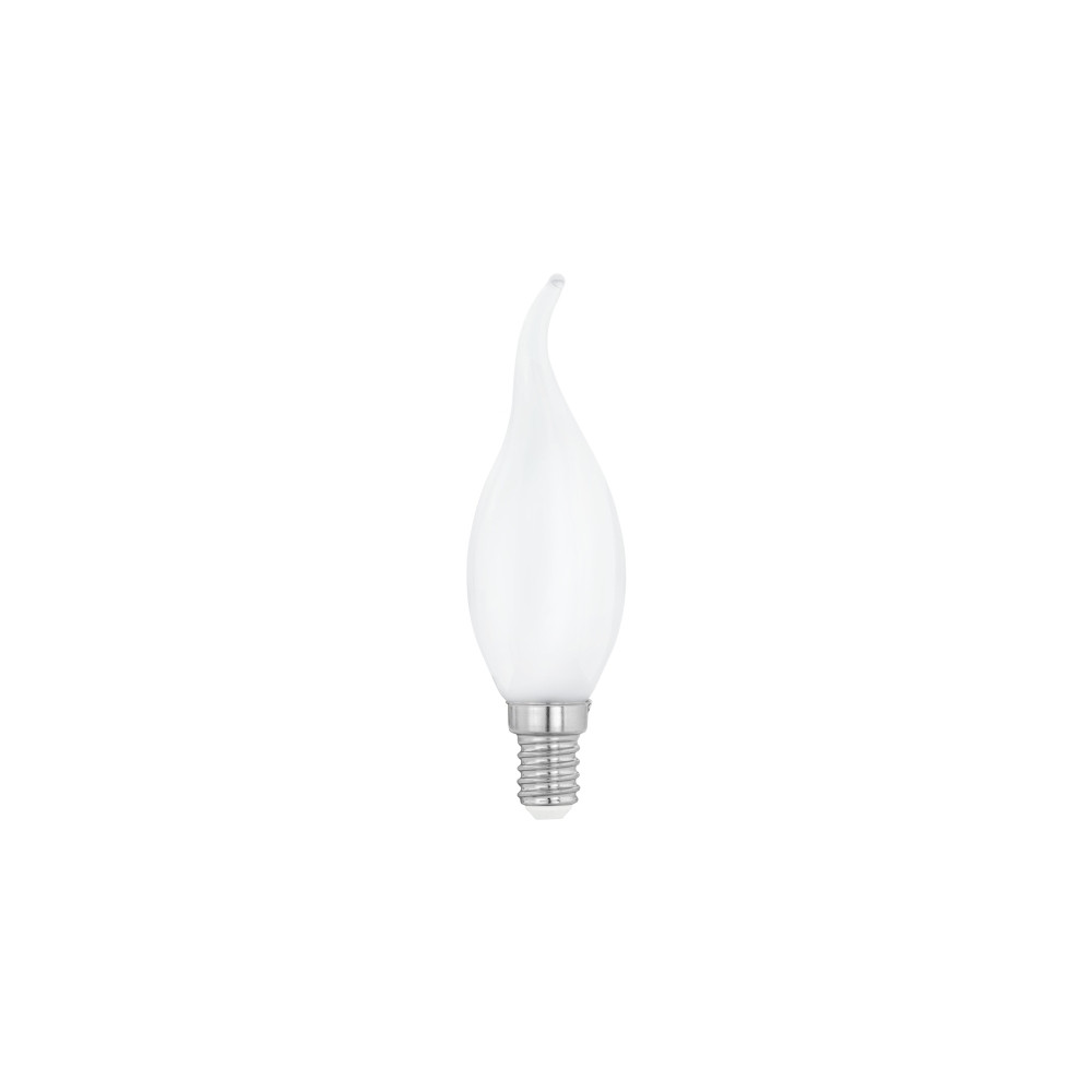 Produktbild för Eglo - LED-glödlampa med filament - form: CF35 - E14 - 4 W - varmt vitt ljus - 2700 K - vit
