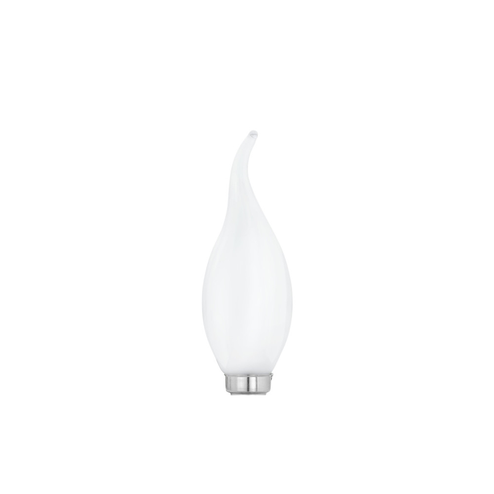 Produktbild för Eglo - LED-glödlampa med filament - form: CF35 - E14 - 4 W - varmt vitt ljus - 2700 K - vit