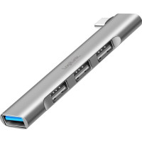 Produktbild för LogiLink USB 3.2 Gen1-hubb, 4-portar, USB-C, 1x USB3.0 AF, 3...