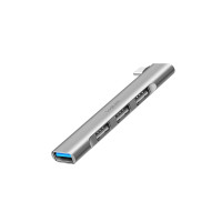 Produktbild för LogiLink USB 3.2 Gen1-hubb, 4-portar, USB-C, 1x USB3.0 AF, 3...