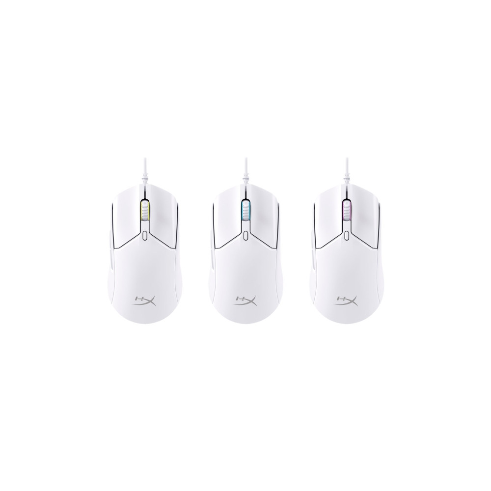 Produktbild för HyperX Pulsefire Haste 2 - mus - vit