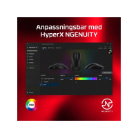 Produktbild för HyperX Pulsefire Haste 2 - mus - vit