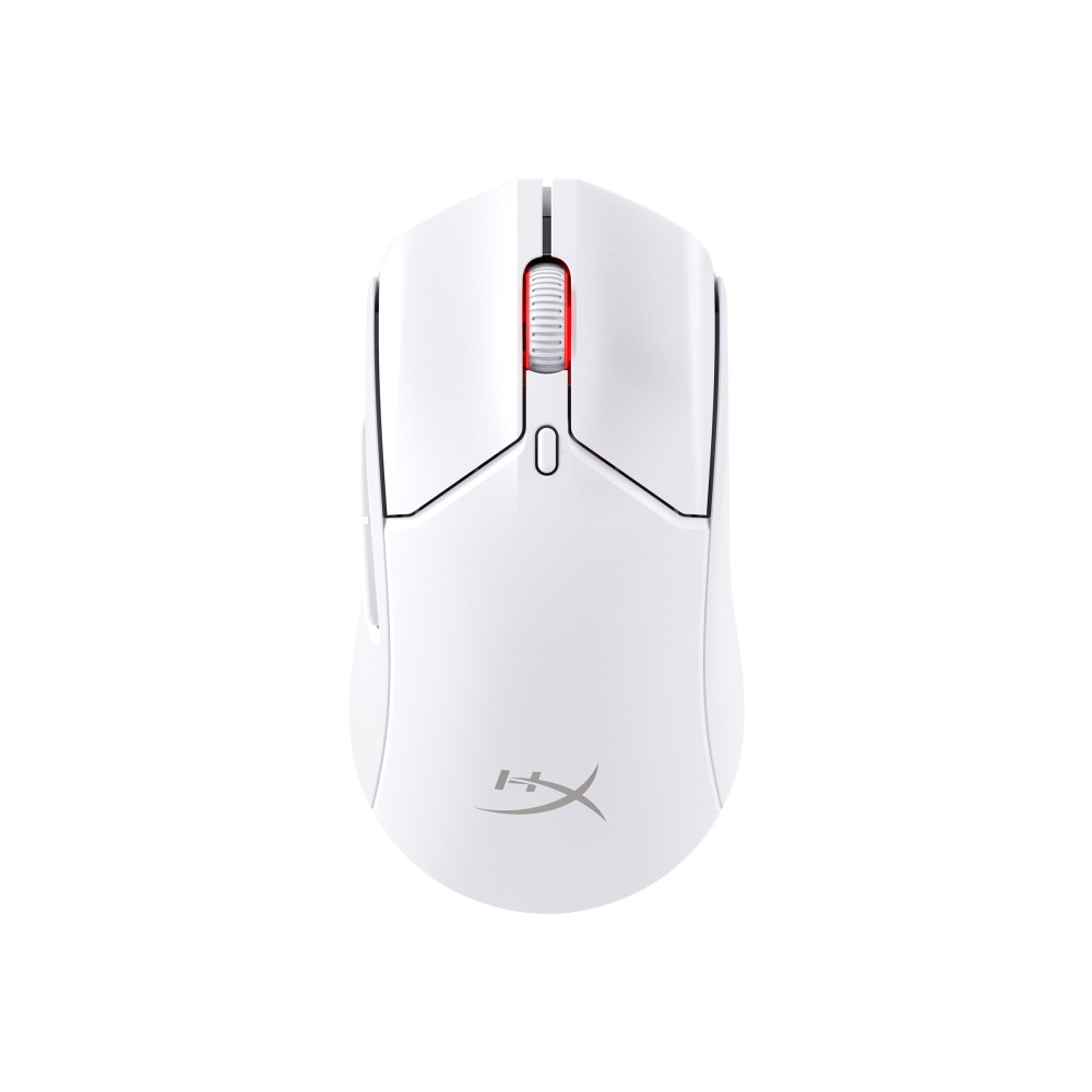 Produktbild för HyperX Pulsefire Haste 2 - mus - 2.4 GHz, Bluetooth 5.0, USB - vit