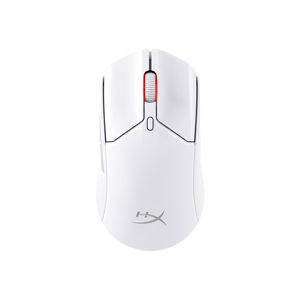 Produktbild för HyperX Pulsefire Haste 2 - mus - 2.4 GHz, Bluetooth 5.0, USB - vit