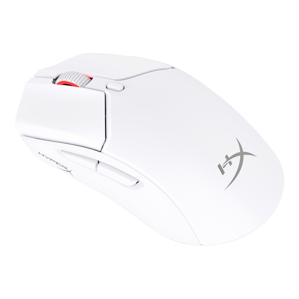 Produktbild för HyperX Pulsefire Haste 2 - mus - 2.4 GHz, Bluetooth 5.0, USB - vit
