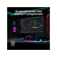 Produktbild för HyperX Pulsefire Haste 2 - mus - 2.4 GHz, Bluetooth 5.0, USB - vit