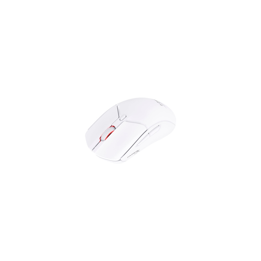 Produktbild för HyperX Pulsefire Haste 2 - mus - 2.4 GHz, Bluetooth 5.0, USB - vit