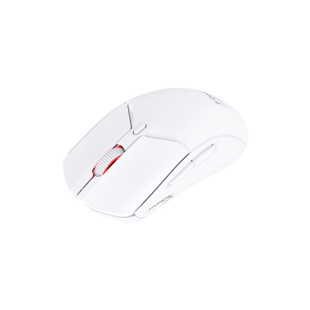 Produktbild för HyperX Pulsefire Haste 2 - mus - 2.4 GHz, Bluetooth 5.0, USB - vit