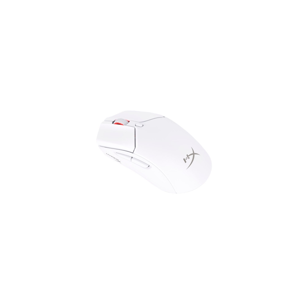 Produktbild för HyperX Pulsefire Haste 2 - mus - 2.4 GHz, Bluetooth 5.0, USB - vit
