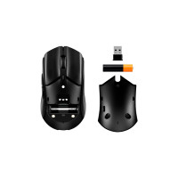 Produktbild för HyperX Pulsefire Haste 2 - mus - 2.4 GHz, Bluetooth 5.2, USB 2.0 - svart