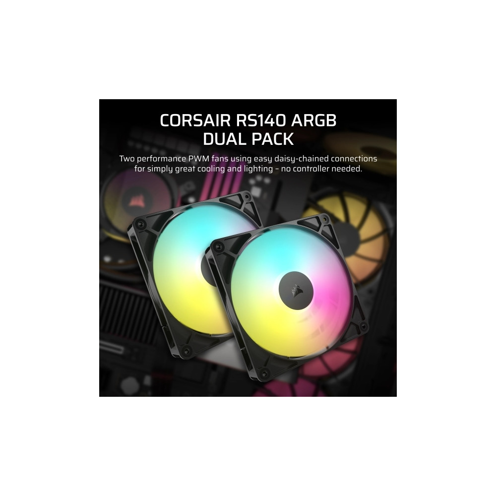 Produktbild för CORSAIR RS140 ARGB - lådfläkt