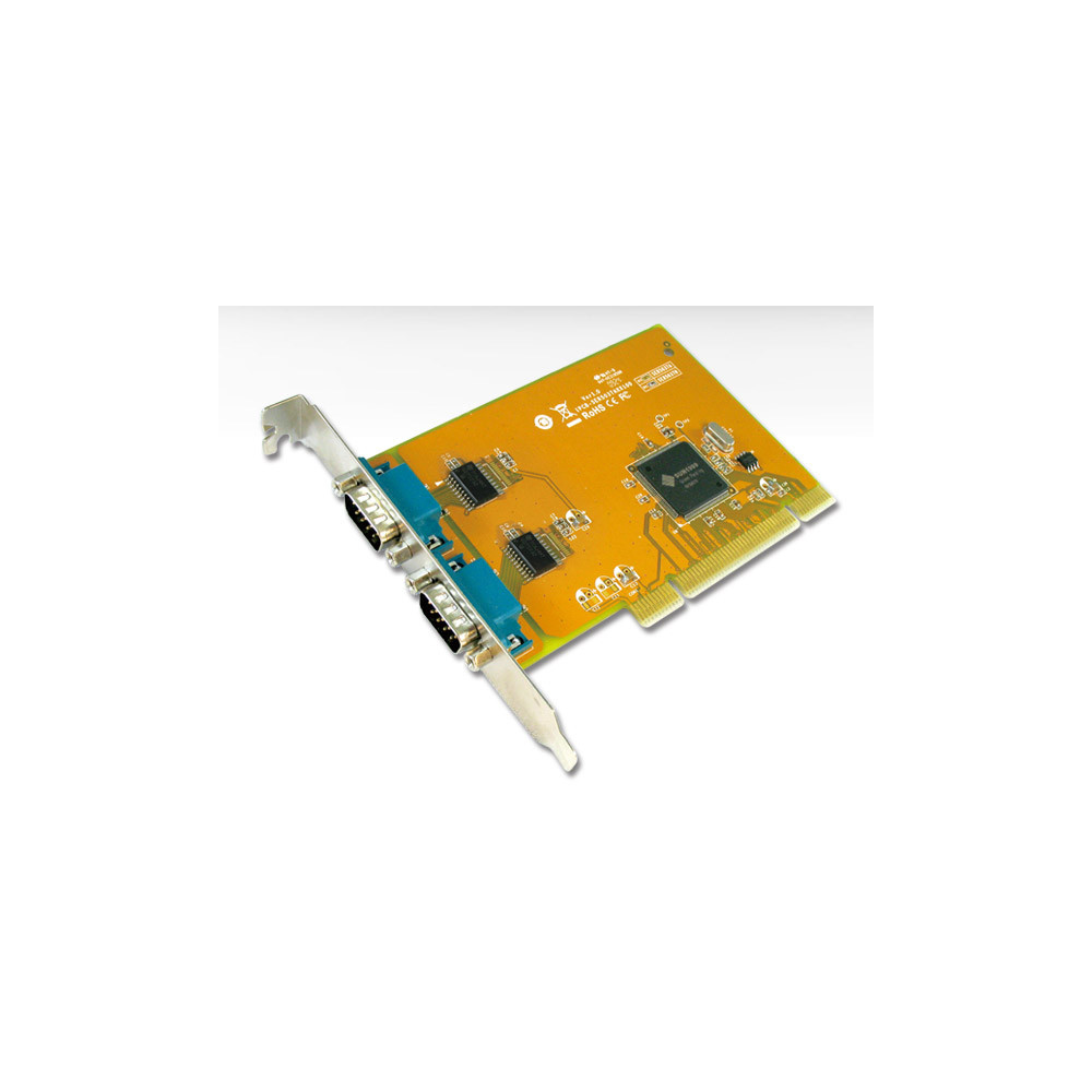Produktbild för Sunix SER5037A - seriell adapter - PCI - RS-232 x 2