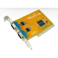 Produktbild för Sunix SER5037A - seriell adapter - PCI - RS-232 x 2