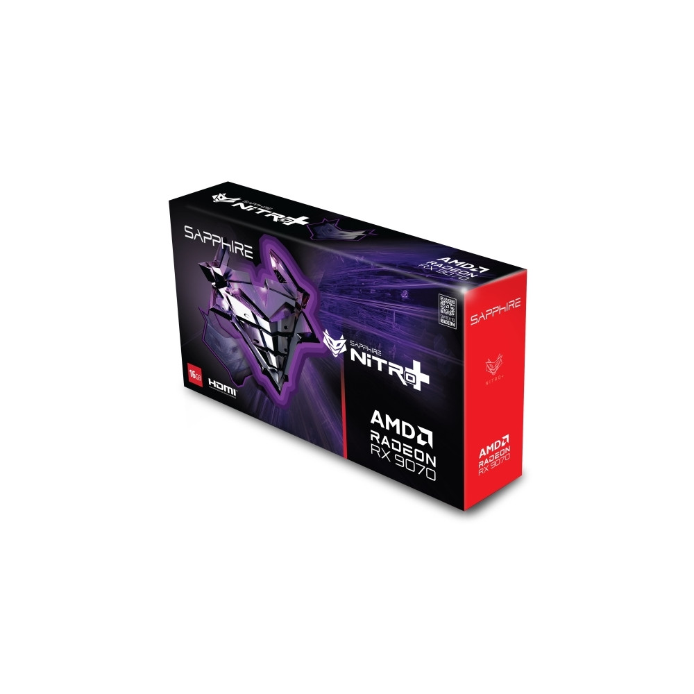 Produktbild för Sapphire NITRO+ Radeon RX 9070 - grafikkort - Radeon RX 9070 - 16 GB