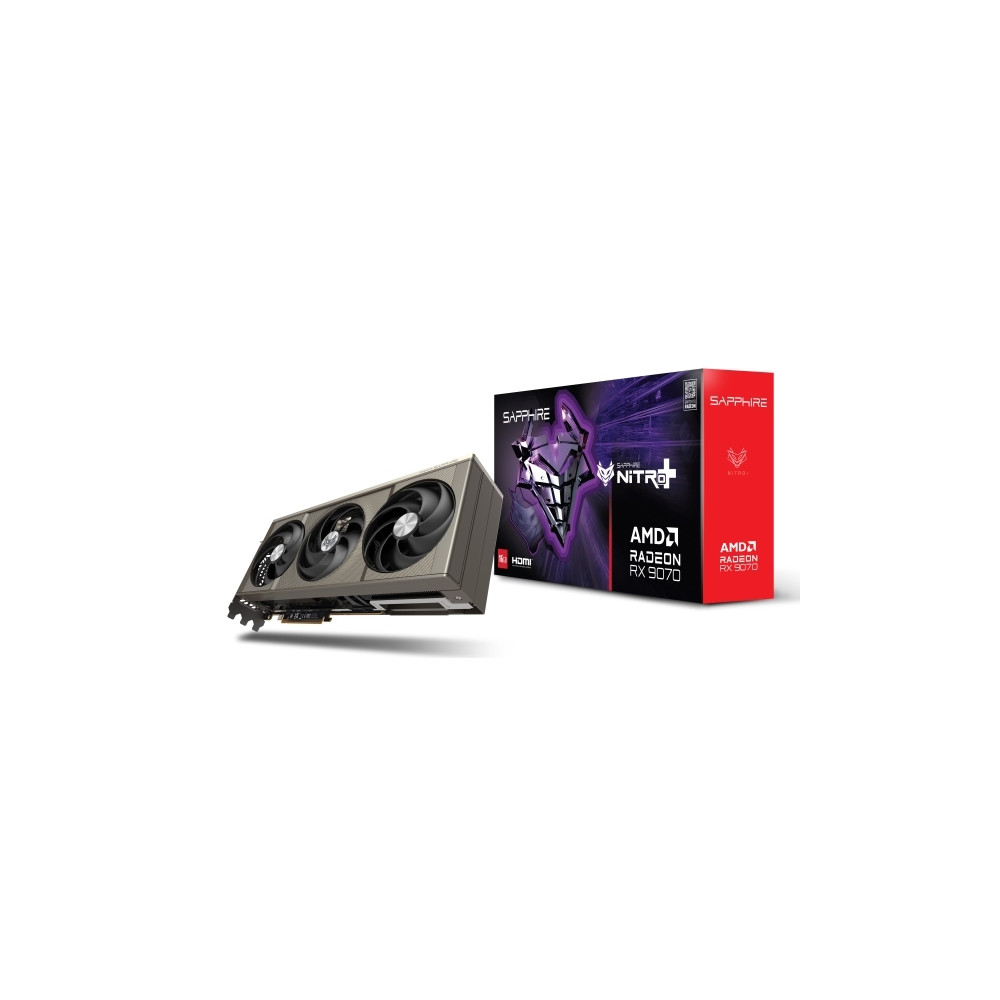 Produktbild för Sapphire NITRO+ Radeon RX 9070 - grafikkort - Radeon RX 9070 - 16 GB