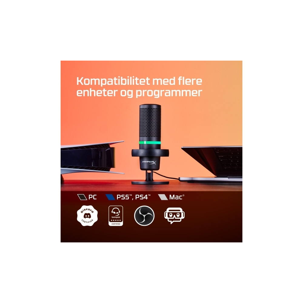Produktbild för HyperX DuoCast - mikrofon