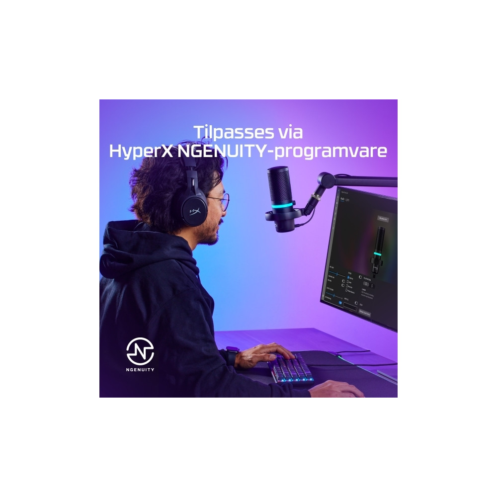 Produktbild för HyperX DuoCast - mikrofon