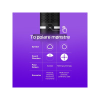 Produktbild för HyperX DuoCast - mikrofon