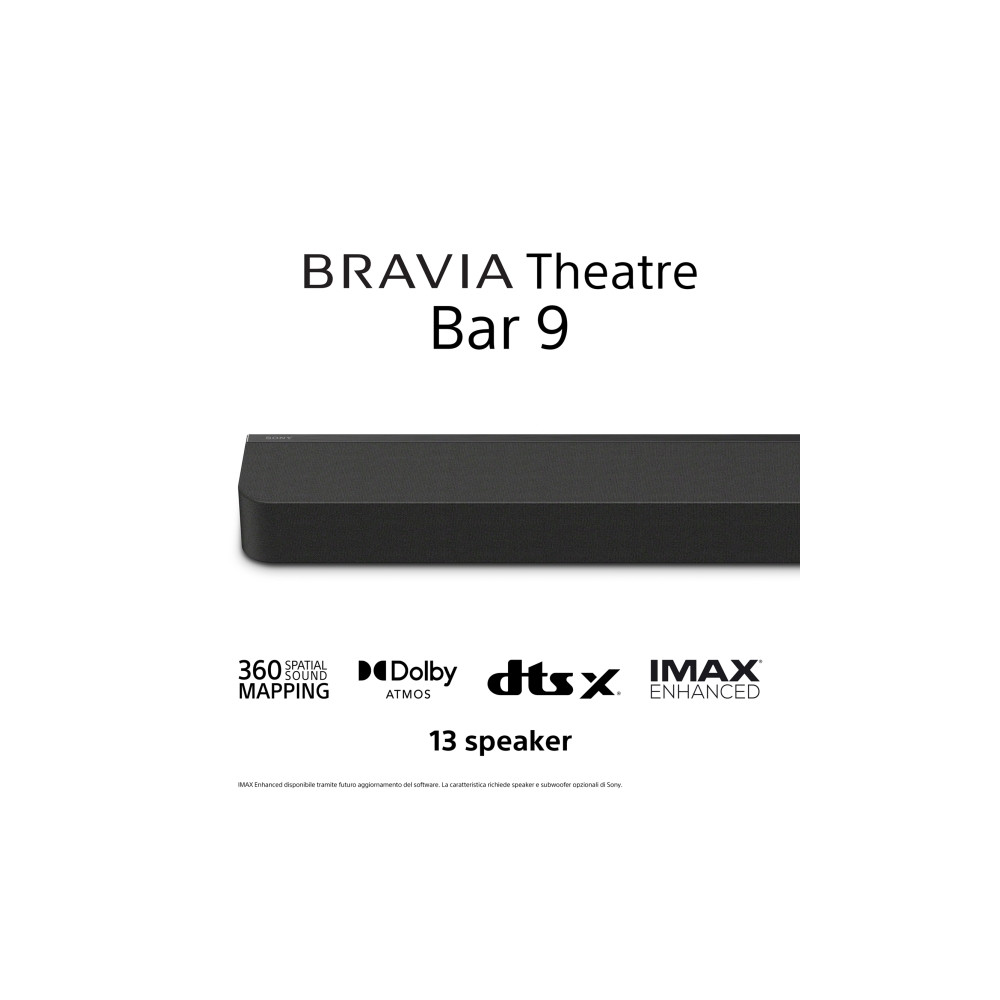 Produktbild för Sony BRAVIA Theater Bar 9 HT-A9000 - soundbar - för hemmabio - trådlös
