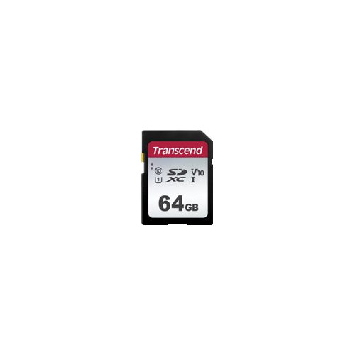 Transcend Information Transcend 300S - flash-minneskort - 64 GB - SDXC UHS-I