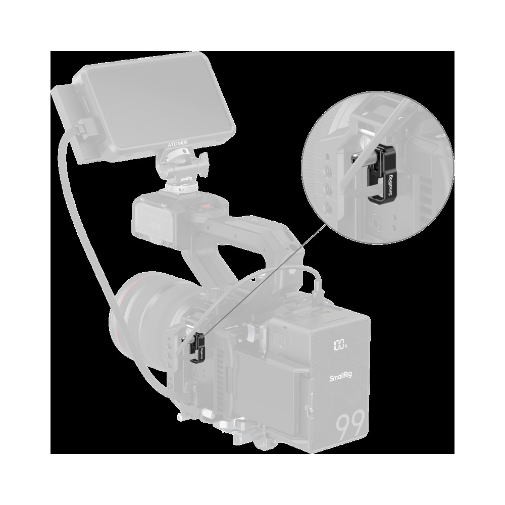Produktbild för SmallRig 5660 USB-C Cable Clamp for Cages for Canon EOS C50