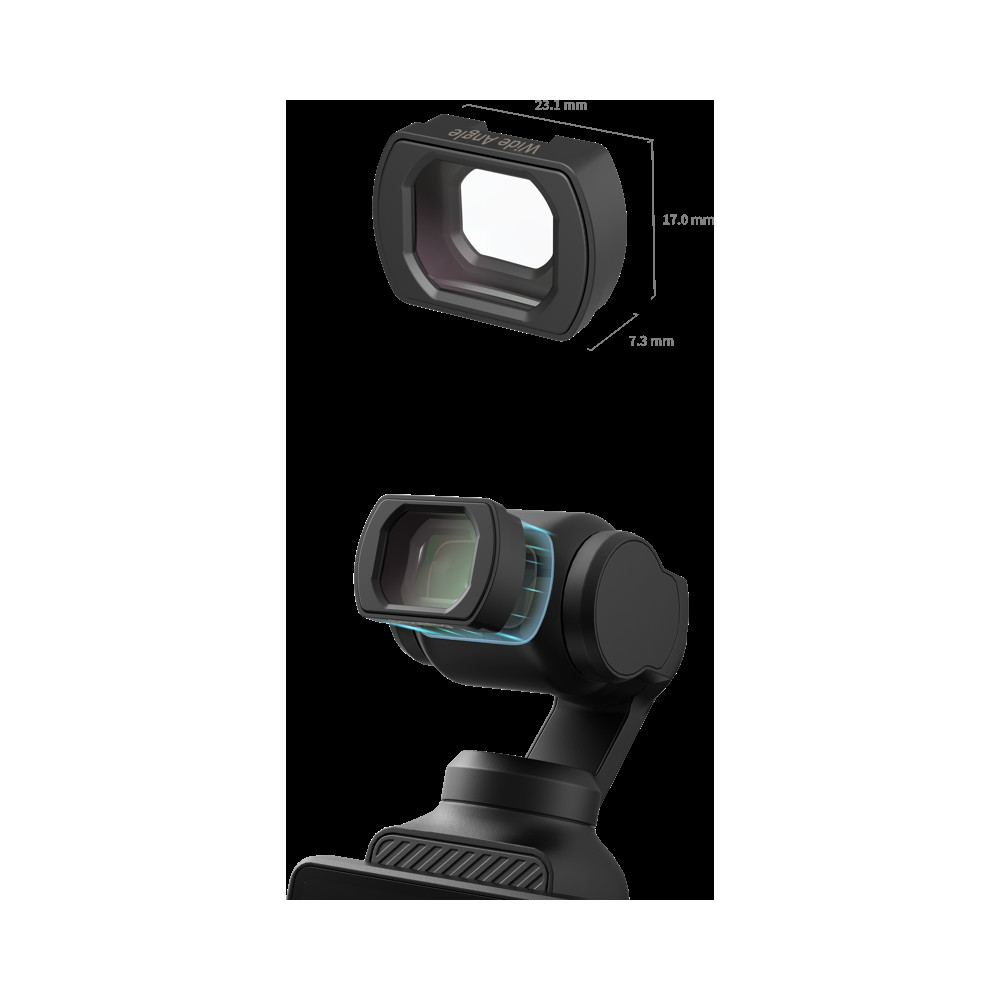 Produktbild för SmallRig 5650 Wide-Angle Lens for DJI Osmo Pocket 3