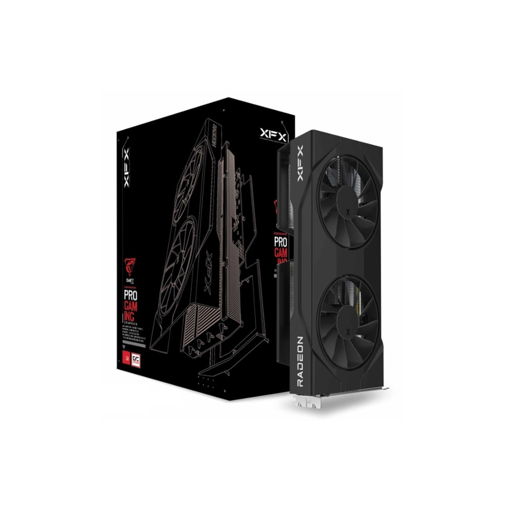 Produktbild för XFX Swift OC - Gaming Edition - grafikkort - Radeon RX 9060 XT - 16 GB