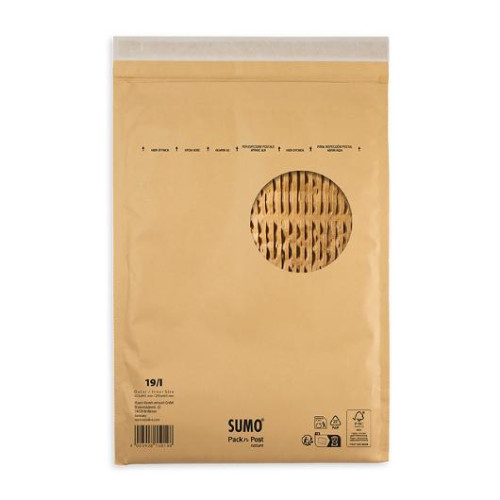 Sumo Påse vadderad SUMO 295x445mm brun 100/fp