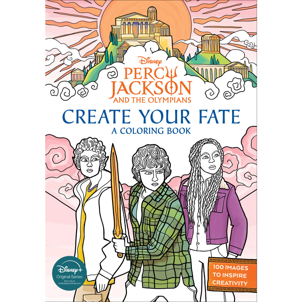 Produktbild för Percy Jackson and the Olympians: Create Your Fate: A Coloring Book (häftad, eng)