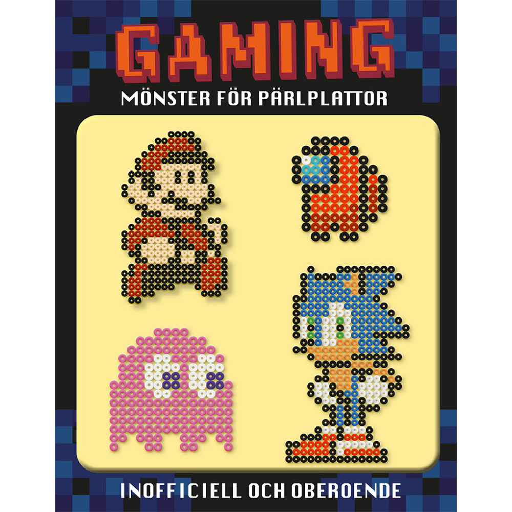 Produktbild för Gaming : mönster för pärlplattor (inbunden)