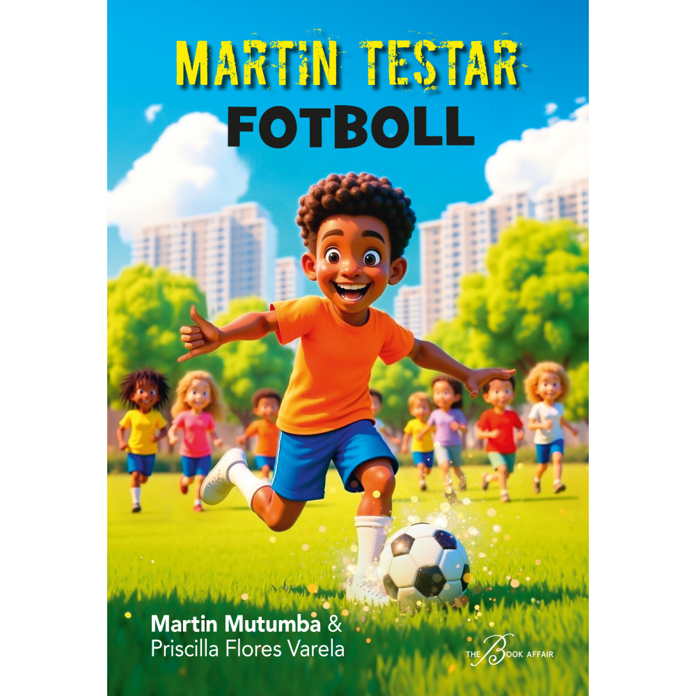 Produktbild för Martin testar fotboll (inbunden)