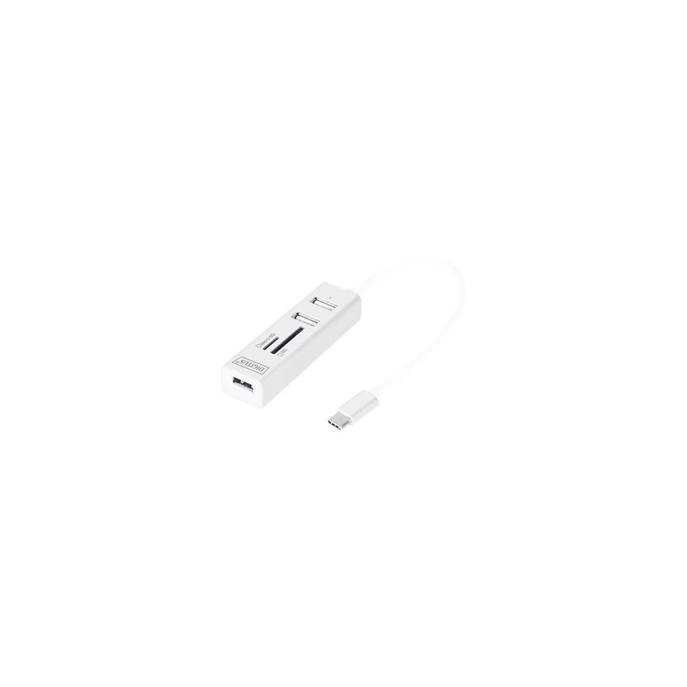 Produktbild för DIGITUS DA-70243 - hubb - 3 portar