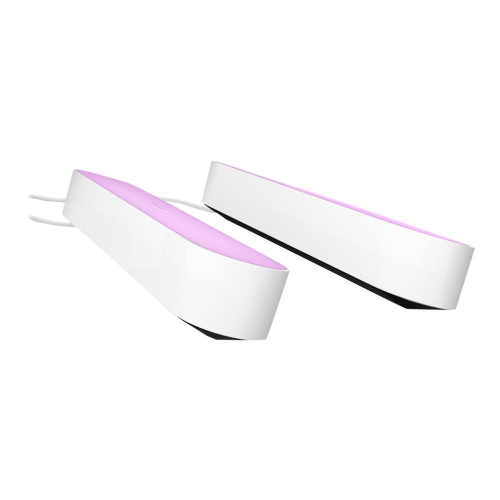 Philips HUE Philips Hue White and Color Ambiance Play - ljuslist - LED - 6.6 W - 16 miljoner färger - 2000-6500 K - vit (paket om 2)