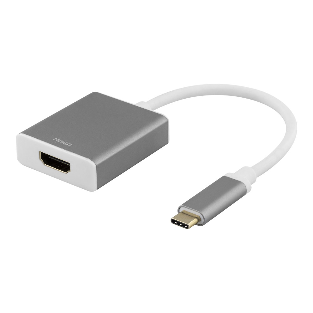 Produktbild för DELTACO USBC-HDMI9 - HDMI-adapter - 20 cm