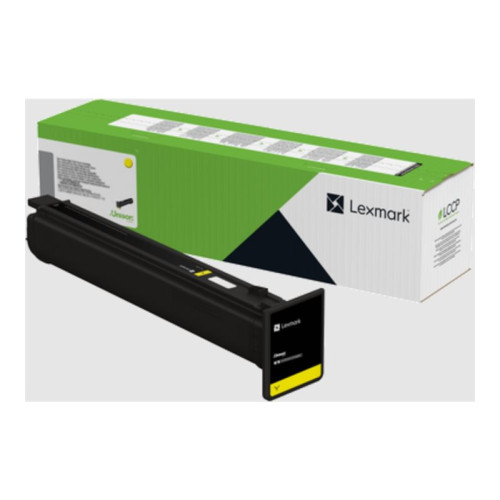 Lexmark International Lexmark - gul - original - tonerkassett - LCCP, LRP