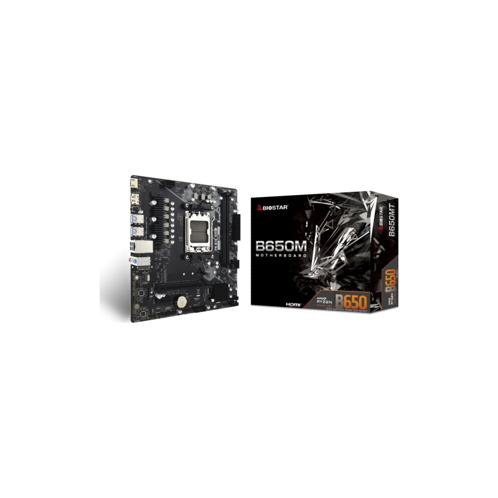 Produktbild för Biostar B650MT - moderkort - micro ATX - Socket AM5 - AMD B650