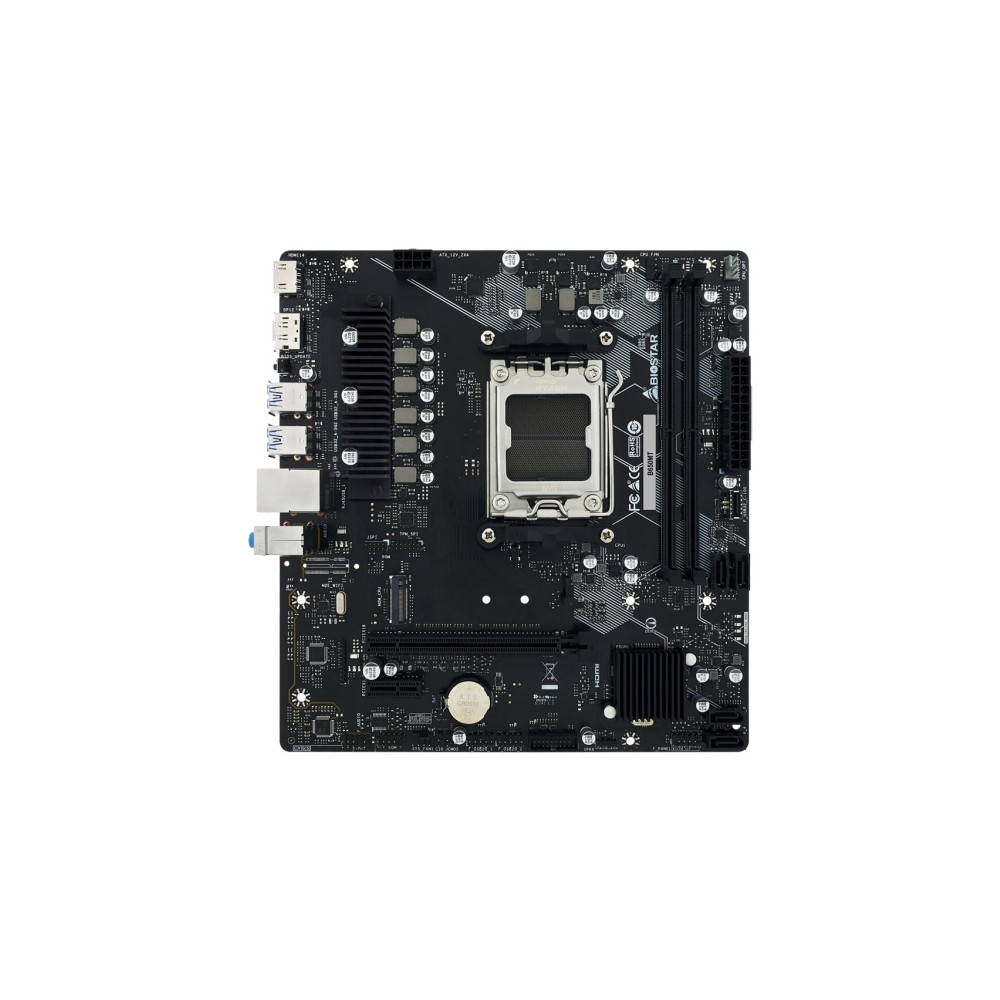 Produktbild för Biostar B650MT - moderkort - micro ATX - Socket AM5 - AMD B650