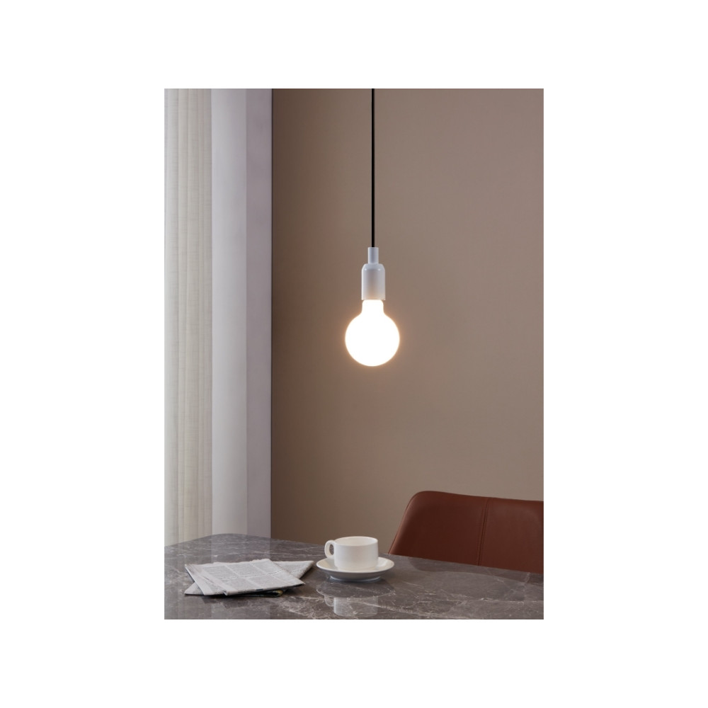 Produktbild för Eglo - LED-glödlampa med filament - form: G95 - E27 - 6 W - varmt vitt ljus - 2700 K - boll