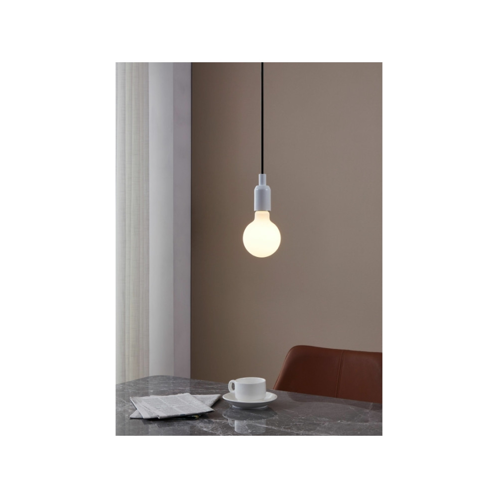 Produktbild för Eglo - LED-glödlampa med filament - form: G95 - E27 - 6 W - varmt vitt ljus - 2700 K - boll