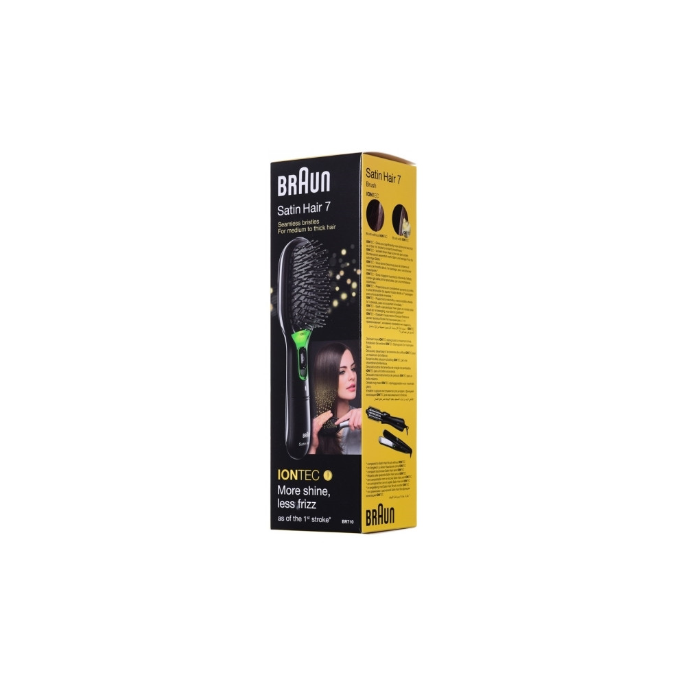 Produktbild för Braun Satin Hair 7 BR 710 - elhårborste - svart/silver