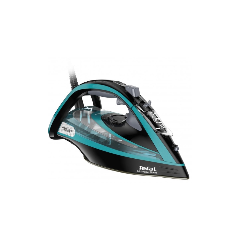Produktbild för Tefal Ultimate Pure FV9844E0 - ångstrykjärn - sula Durilium AirGlide Autoclean