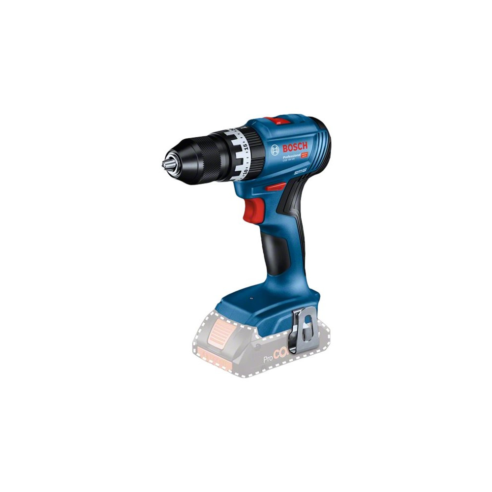 Produktbild för Bosch GSB 18V-45 Professional - borr/drivare - sladdlös - 2 hastigheter - inget batteri